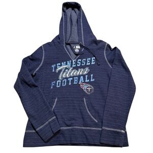 Tennessee Titans Hoodie Sweatshirt Womens Medium Blue Gray NFL Apparel